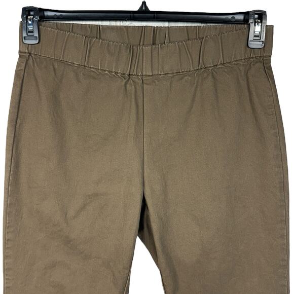 Soft Surroundings Medium Pants Pull-On Ankle Snap Stretch Elastic Waist Hi-Rise - Picture 2 of 10